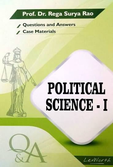 Lex Worth Q & A Series Political Science-I by Rega Surya Rao Edition 2024