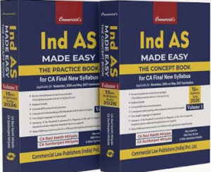 Commercial IND AS Made Easy THE CONCEPT BOOK for CA Final New Syllabus By RAVI KANTH MIRIYALA & SUNITANJANI MIRIYALA Applicable for Nov. 2026 & May 2027 Exams 15th Edition July 2026