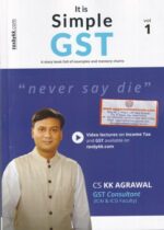 It is Simple GST A  Story Book Full of Examples and  Memory Charts Vol 1 for CA Final,CMA Final & CS Professional by KK AGRAWAL Applicable for June 2020 Exams