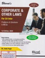 Bharat's Corporate & Other Laws (Problems & Solutions & MCQs) for CA Inter New Syllabus by AMIT POPLI Applicable for May & Nov 2020 Exams
