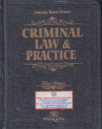 Whytes & Co Criminal Law & Practice ( Set of 10 Vols.) by DAULAT RAM PREM Edition 2021