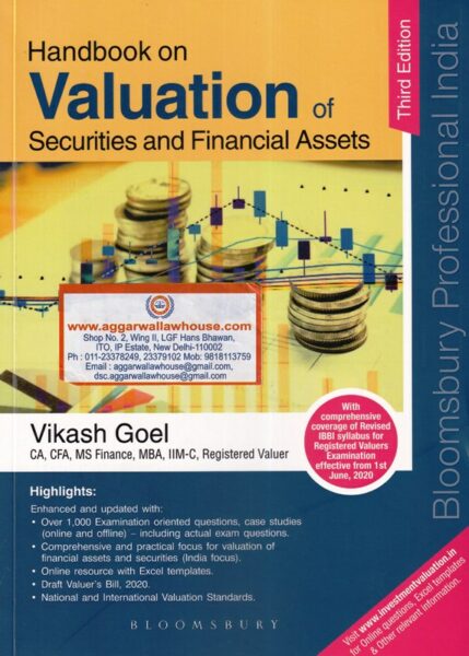 Bloomsbury Handbook on Valuation of Securities and Financial Assets by VIKASH GOEL Edition 2020