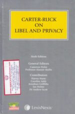 Lexis Nexis Carter-Ruck on Libel and Privacy Edition 2019