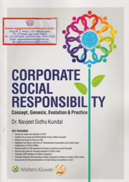 Wolters Kluwer's Corporate Social Responsibility by NAVJEET SIDHU KUNDAL Edition 2019
