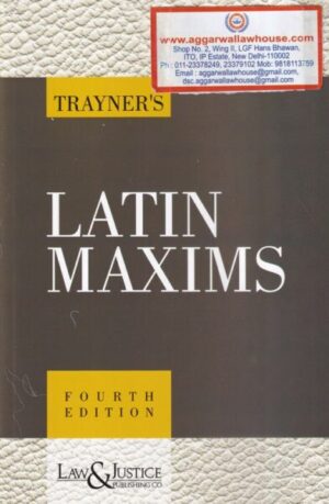 Law&Justice Latin Maxims by Trayner's Edition 2024