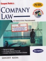 Sangeet Kedia's Company Law New Syllabus for CS Executive Applicable for June 2020 Exams