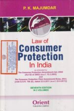 Orient Law of Consumer Protection in India (In 2 Volumes) by PK MAJUMDAR Edition 2020