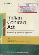 Prolific's Indian Contact Act According To Latest Syllabus by Rajan Khanna Edition 2020