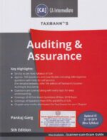 Taxmann Auditing & Assurance for CA Intermediate New Syllabus by PANKAJ GARG Edition 2019