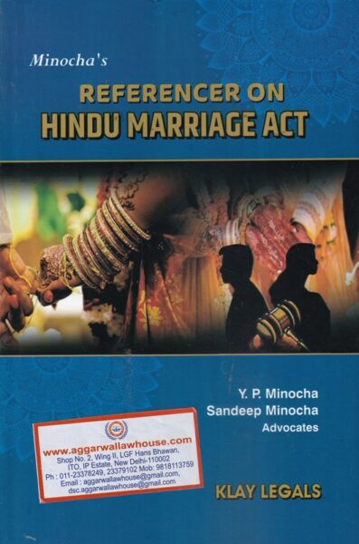 Minocha's Referencer on Hindu Marriage Act by Klay Legals Edition 2021