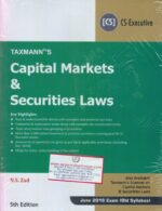 Taxmann's Capital Markets & Securities Laws For CS Executive Old Syllabus by NS ZAD Applicable for June 2019 Exams