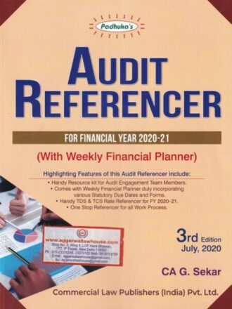 Padhuka's Audit Referencer Financial Year 2020-21 With Weekly Financial Planner Edition 2020