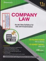 Commercial law Publishers Company Law for CS Executive New Syllabus By RAJNISH KUMAR Applicable For Dec 2019 Exams