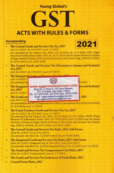 Young Global's GST Acts with rules & forms Edition 2021