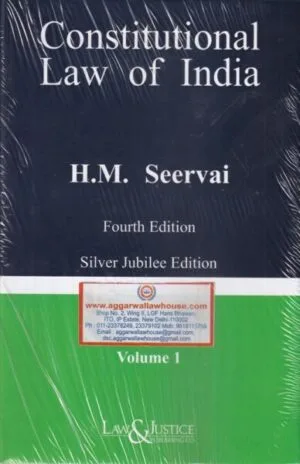 Law&Justice Constitutional Law of India in 3 Vols by HM SEERVAI Edition 2025