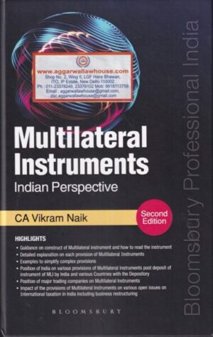 Bloomsbury Multilateral Instruments An Indian Perspective by CA VIKRAM NAIK Edition 2020