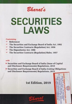 Bharat's Securities Laws (Edition 2019)