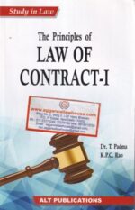 ALT Publications' Study in law the principal of Law of Contract-I by DR T PADMA & K.P.C RAO Edition 2020