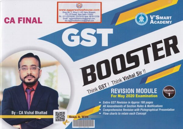 GST BOOSTER (In 2 Modules) with CUSTOM BOOSTER by VISHAL BHATTAD Applicable for May 2020 Exams