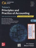 McGrawHill Principles and Practice of Accounting with Quick Revision Book by PC TULSIAN & BHARAT TULSIAN Edition 2020