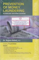 Bloomsbury Prevention of Money Laundering by RAJEEV BABEL Edition 2019