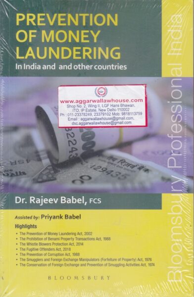 Bloomsbury Prevention of Money Laundering by RAJEEV BABEL Edition 2019