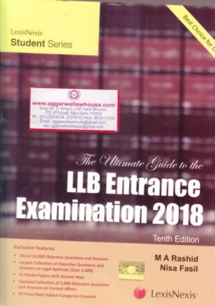 Lexis Nexis The Ultimate Guide to the LLB Entrance Examination 2018 by M A RASHID & NISA FASIL Edition 2018