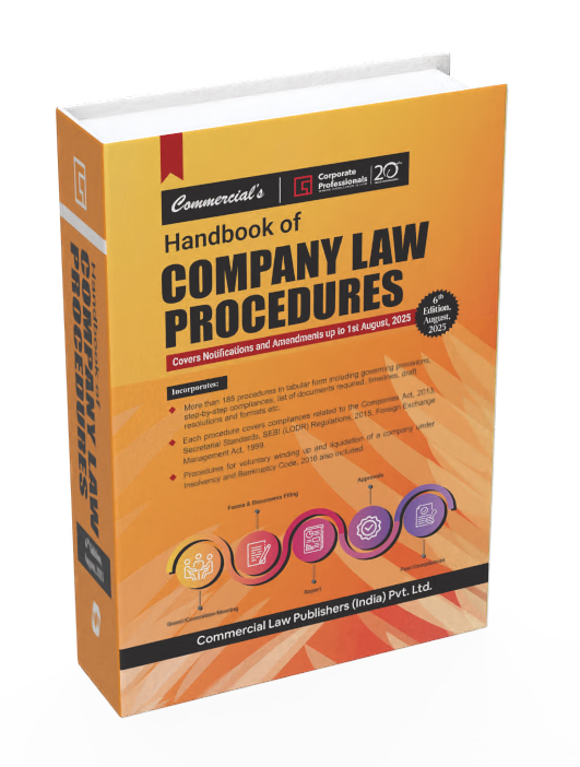 Commercial's Handbook of Company Law Procedures 6th Edition Aug 2025