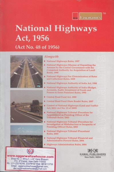 Lawmann's Kamal Publishers National Highways Act 1956 Edition 2018