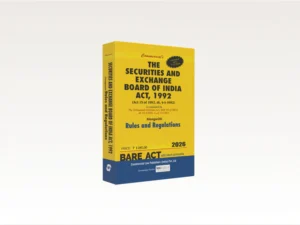 Commercial Bare Act The Securities and Exchange Board of India Act 1992 Amended Upto 1-2-2026 Edition 2026