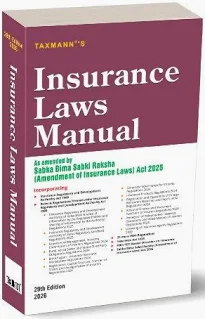 Taxmann Insurance Laws Manual 29th Edition 2026