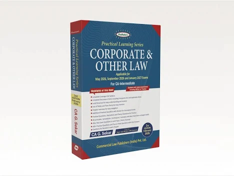 Commercial's Padhuka's Practical Learning Series CA Inter Corporate & Other Law G Sekar May 26/Sep 26 /Jan 2027 Exam