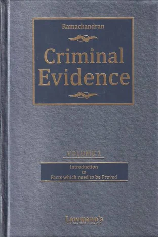 Lawmann's Criminal Evidence (Set of 2 Vols) by Ramachandran Edition 2023