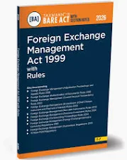 Taxmann bare act Foreign Exchange Management Act 1999 with Rules