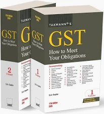 TAXMANN'S GST HOW TO MEET YOUR OBLIGATIONS (SET OF 2 VOLS.) BY S.S. GUPTA 17TH EDITION 2026