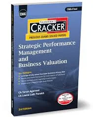 Taxmann Cracker CMA Final Strategic Performance Management and Business Valuation (SPMBV) Dec.2026/ June.2027 EXAM