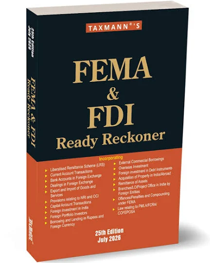Taxmann FEMA & FDI Ready Reckoner 25th Edition 2026