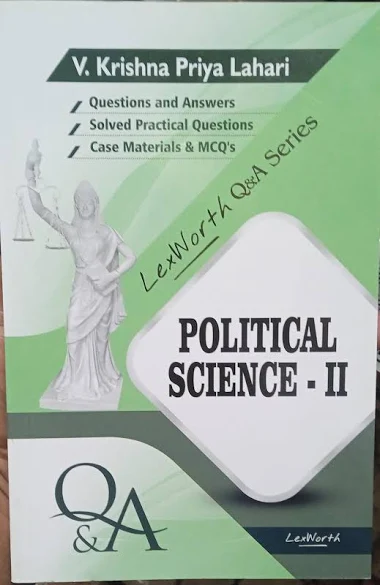 Lex worth Q & A Series Political Science-II by V.Krishna Priya Lahari Edition 2025