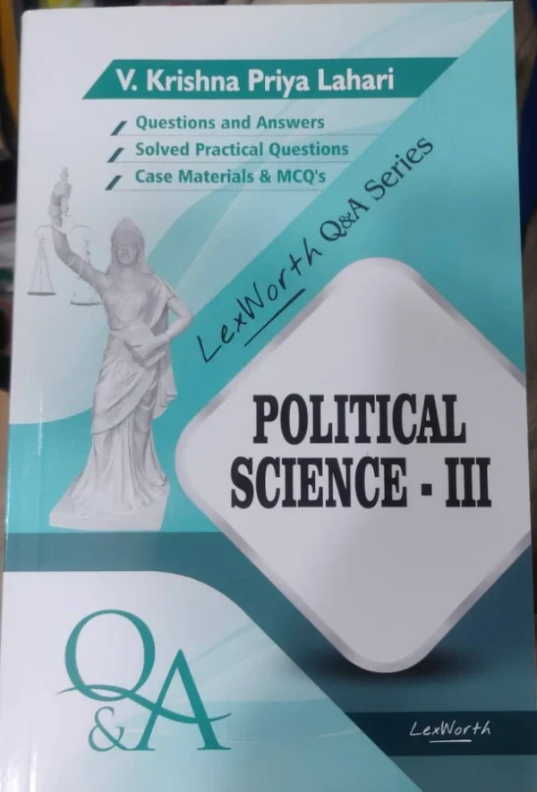 Lex worth Q & A Series Political Science-III by V.Krishna Priya Lahari Edition 2025