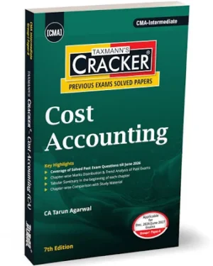 Taxmann CMA Inter Cracker Cost Accounting (2022 Syllabus) By Amarendra Kumar DEC.2026/June.2027 Exam