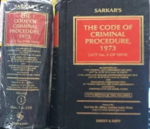 Sweet & Soft The Code of Criminal Procedure 1973 (ACT No 2 of 1974 )  (.Set of 2 Vols) by SARKAR's Edition 2023