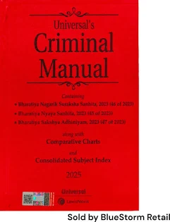 Universal New Criminal Manual Edition 2025