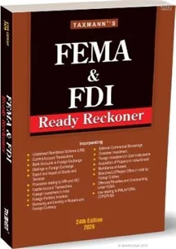 Taxmann FEMA & FDI Ready Reckoner 24rd Edition 2026
