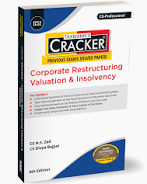 Taxmann Cracker Corporate Restructuring Valuation & Insolvensy by CS NS Zad & CS Divya Bajpai for CS Professional Group- 2 Paper-6 Applicable for June 2026/Dec 2026 Exams 4th Edition 2026