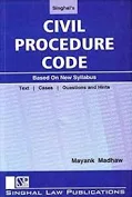 Singhal's Civil Procedure Code by Mayank Madhaw Reprint Edition 2024-25