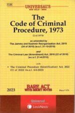 Universal's Bare Act The Code of Criminal Procedure, 1973 Edition 2023