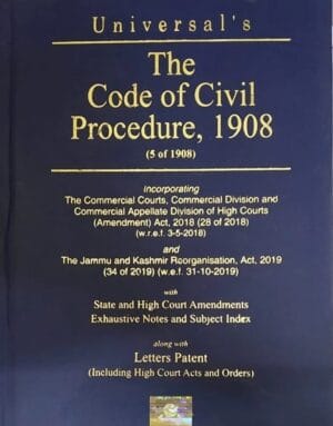 Universal's LexisNexis The Code of Civil Procedure 1908 (Hardbound ) Edition 2026