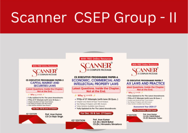 Shuchita Solved Scanner CS Executive Scanner Group-2 (Paper 5,6,7) Dec 26 Exam 42nd Edition