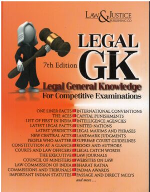 Law&Justice Legal GK Legal General Knowledge for Competitive Examinations 7th Edition 2026