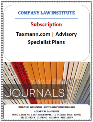 Taxmann Subscription Taxmann.com Advisory Specialist Plans